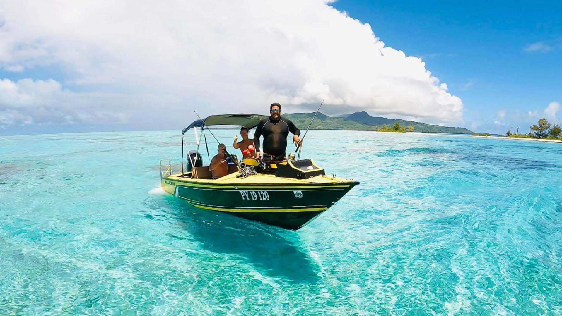 Mara'Ai Le Spot Tubuai, Chambre Triple Deluxe Mahu Sdb Privee Avec Piscine Mataura 외부 사진